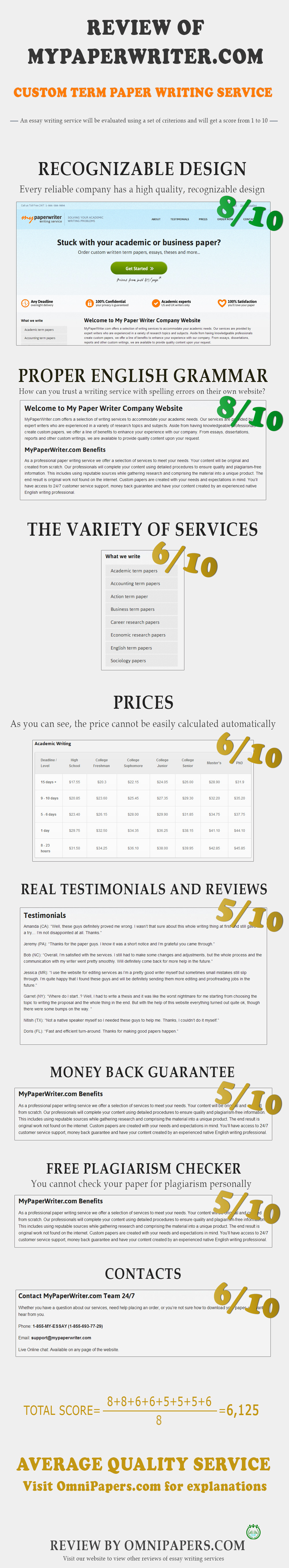 MyPaperWriter.com Review Review of MyPaperWriter.com service