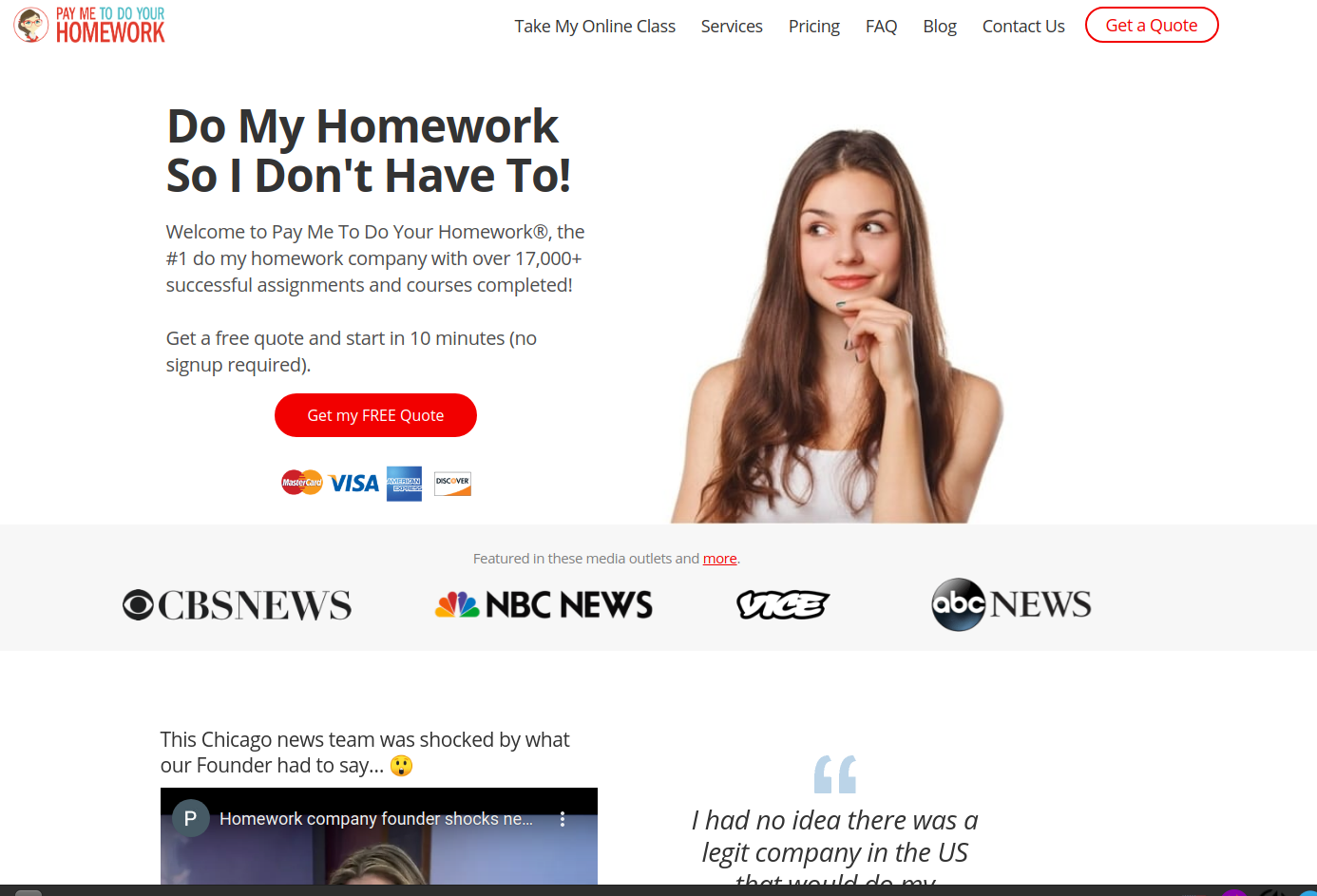 PayMeToDoYourHomework.com